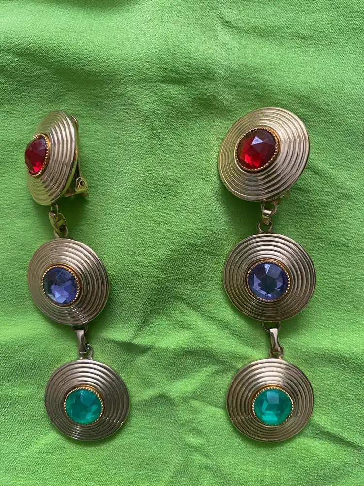 ANTING PESTA PANJANG CANTIK – LOGAM TIDAK LUNTUR – PRELOVED