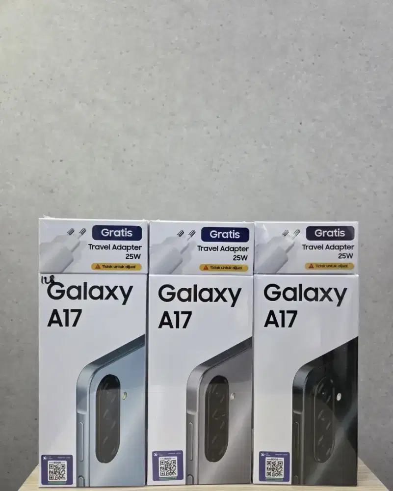 Samsung Galaxy A17 LTE 8+8/256gb Garansai Resmi Sein Free Adaptor