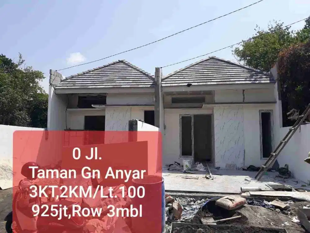Rmh Baru Dkt Oerr Taman Gunung Anyar Dkt Amesta Living sby