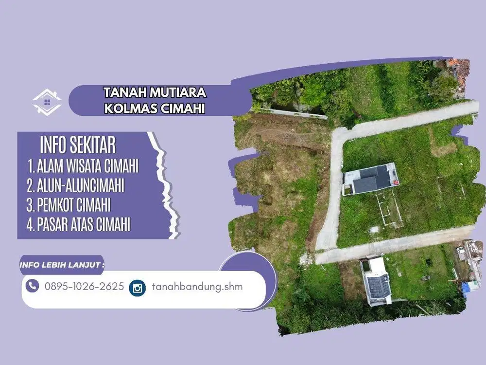 TANAH KOLMAS DEKAT ALAM WISATA CIMAHI