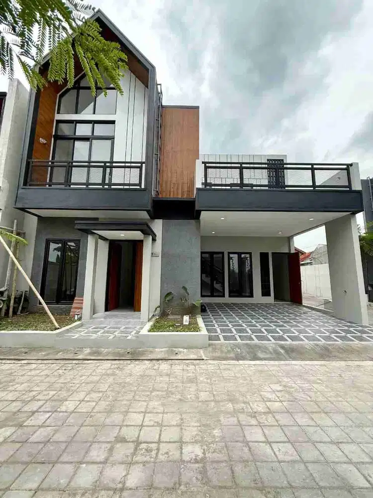 RUMAH MODERN SCANDINAVIAN 2 LANTAI ELEGAN DALAM PERUMAHAN DI POTORONO BANGUNTAPAN