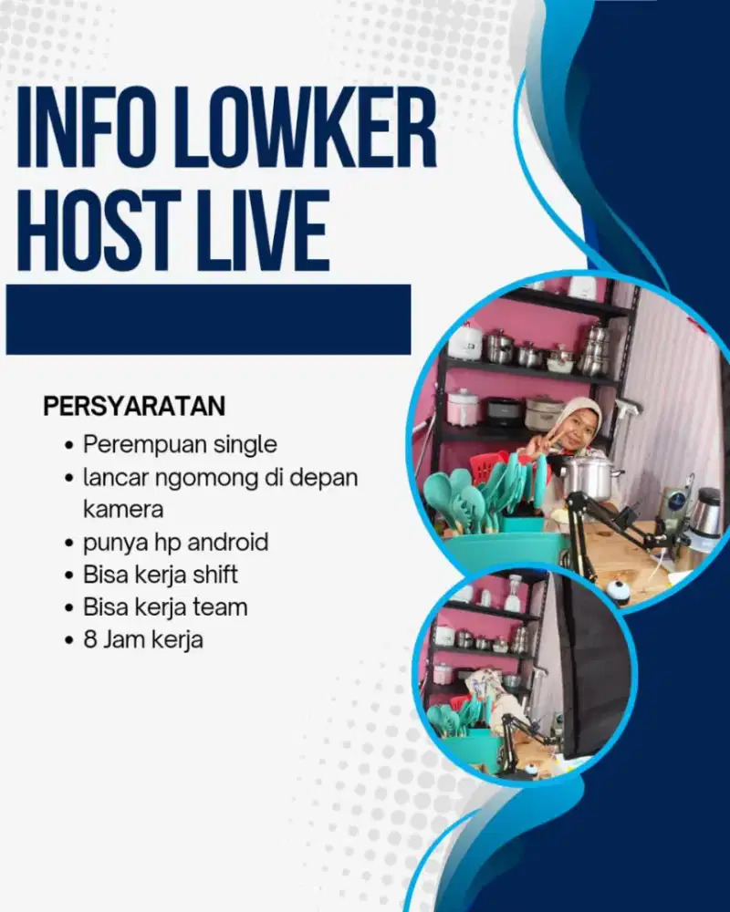 Di BUTUHKAN Host Live