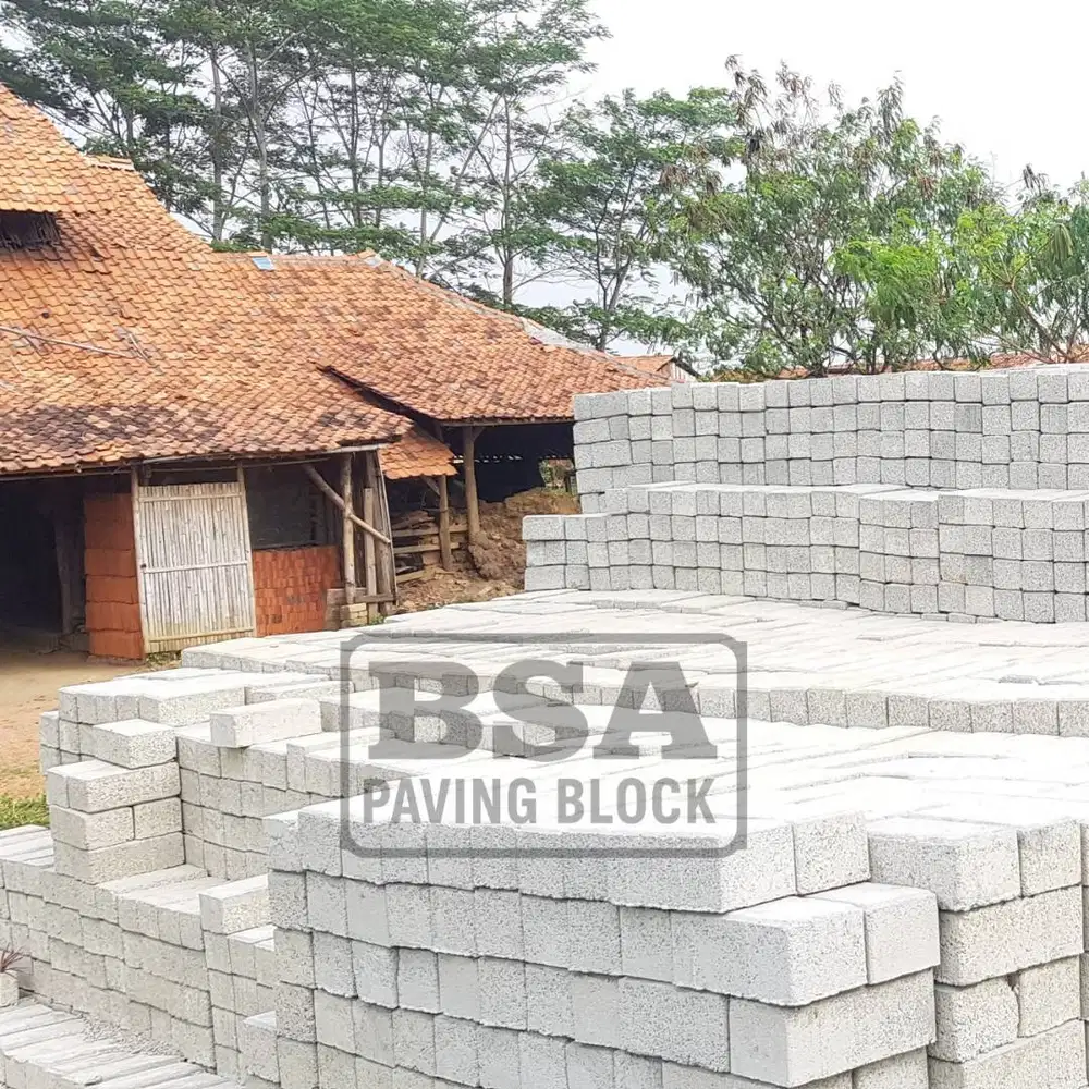 Paving Blok Press K300 Paping Blok Tru Pave Bata Hexagon Segi Enam 8cm