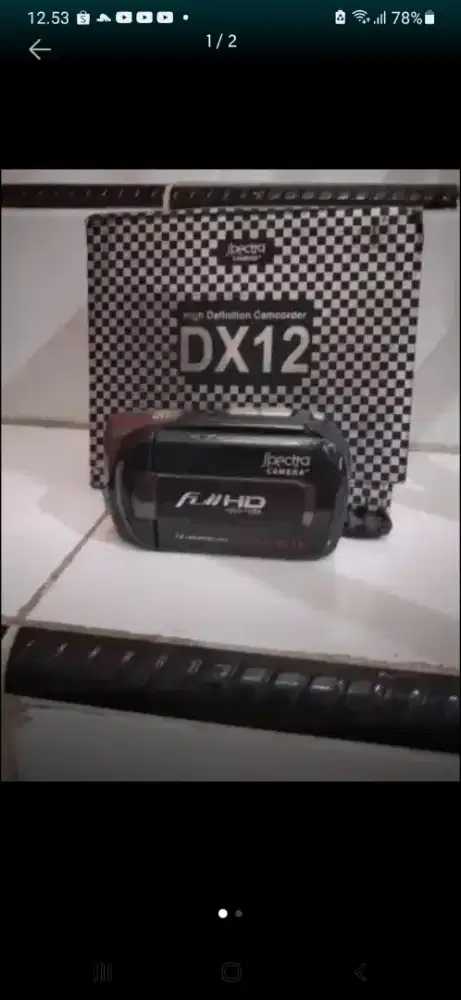 Kamera fuji HD DX12