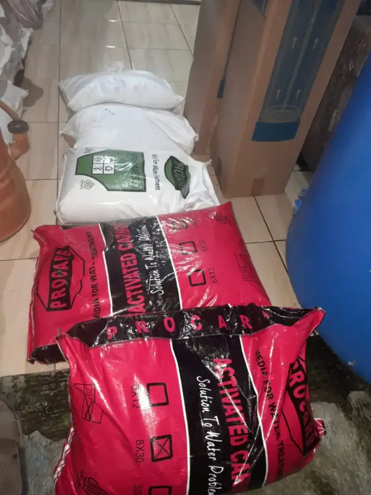 Ganti media filter air