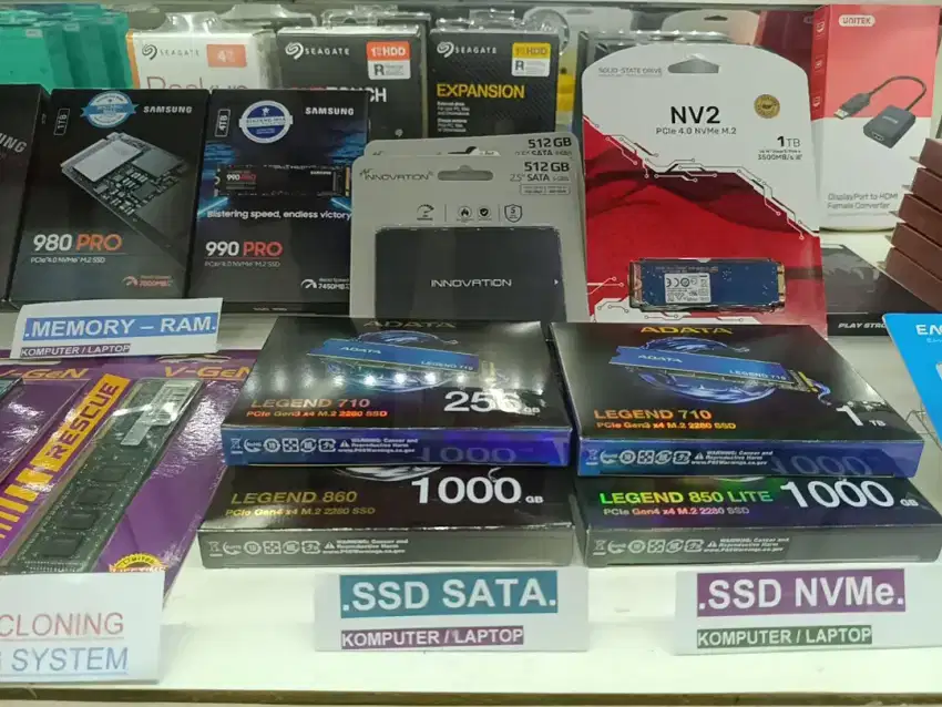 SSD Harddisk RAM LCD Battery Keyboard Service