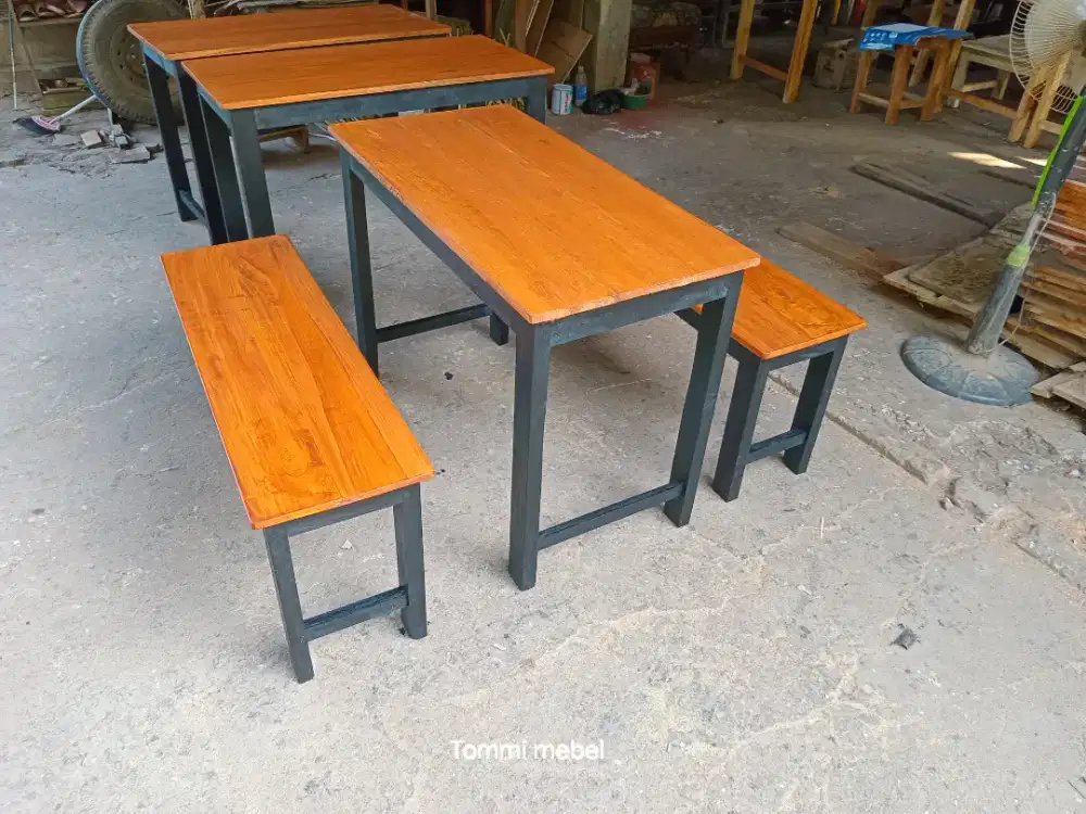 Set meja kursi warung masakini
