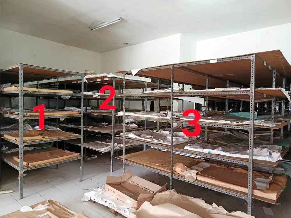 DIJUAL MURAH RAK BESI SIKU LUBANG + TRIPLEK UTUH