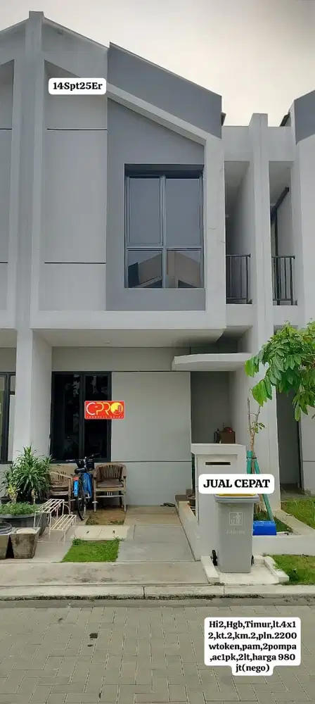 Rumah Cluster Minimalis Harapan Indah 2 Cocok untuk Keluarga Muda (13648 ER)