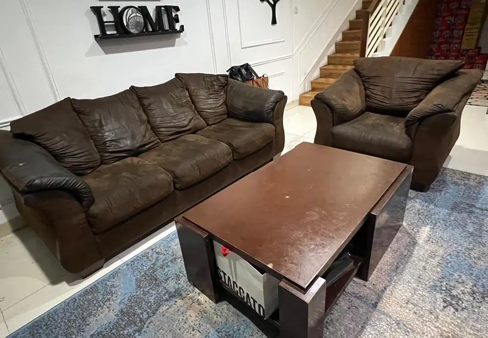 Jual Sofa Ashley Darcy Informa 3+1 Seater + Meja