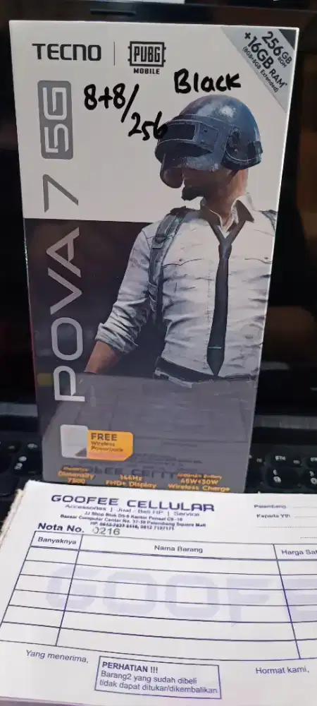 Tecno Pova 7 5G 8/256 resmi