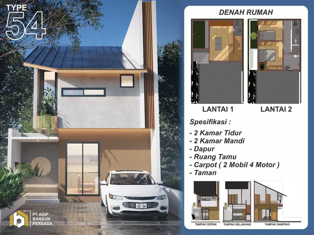 RUMAH TIPE 54/72 DI PUSAT KOTA JEMBER