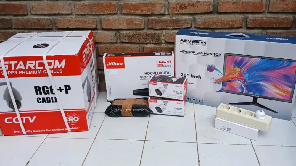 paket 2 camera cctv murah meriah
