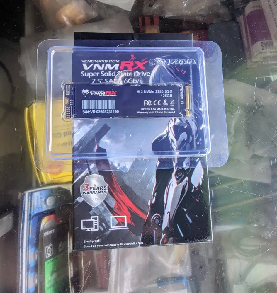 VenomRX Super SSD NVME - PCIe Gen3x4 M.2 2280 - 128GB