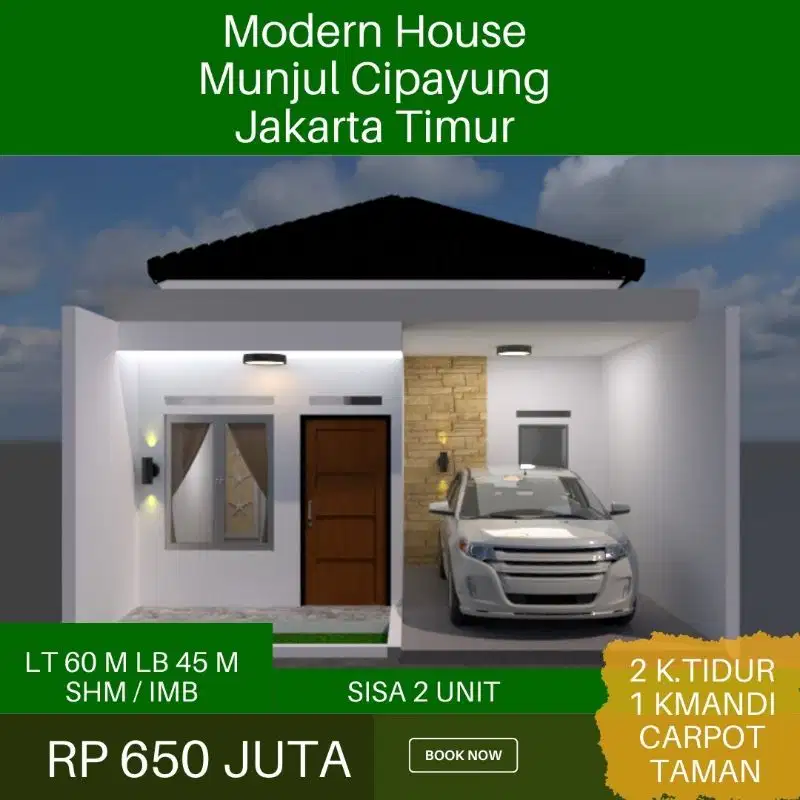 Rumah Cluster 1 Lantai