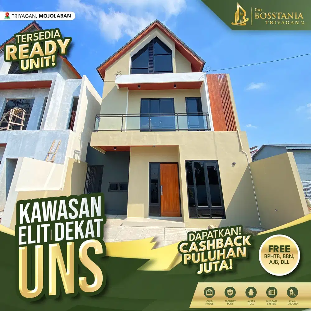 PROMO ALL IN Hunian Mewah Timur Kampus UNS