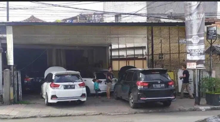 Murah Ruang Usaha Strategis eks Bengkel di Jl. Kopo Mainroad