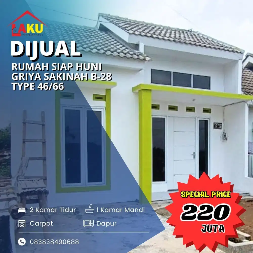 Rumah Siap Huni Griya Sakinah Blok B-28