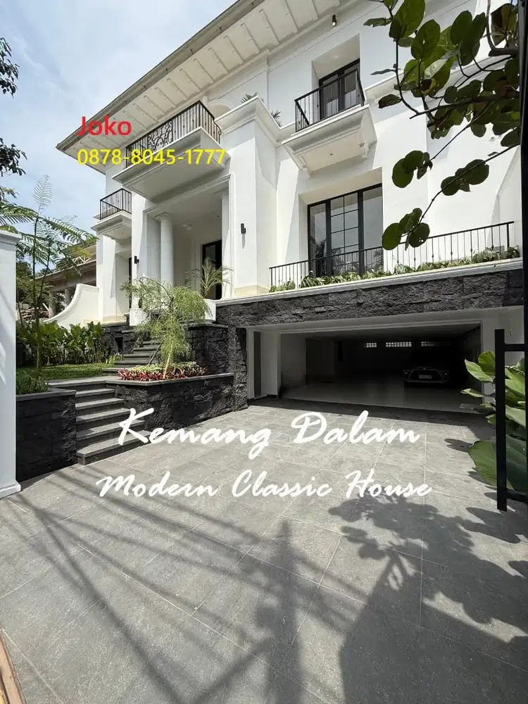 Brand New Modern Classic House at Jl Kemang Dalam, Kemang, Jakarta Slt