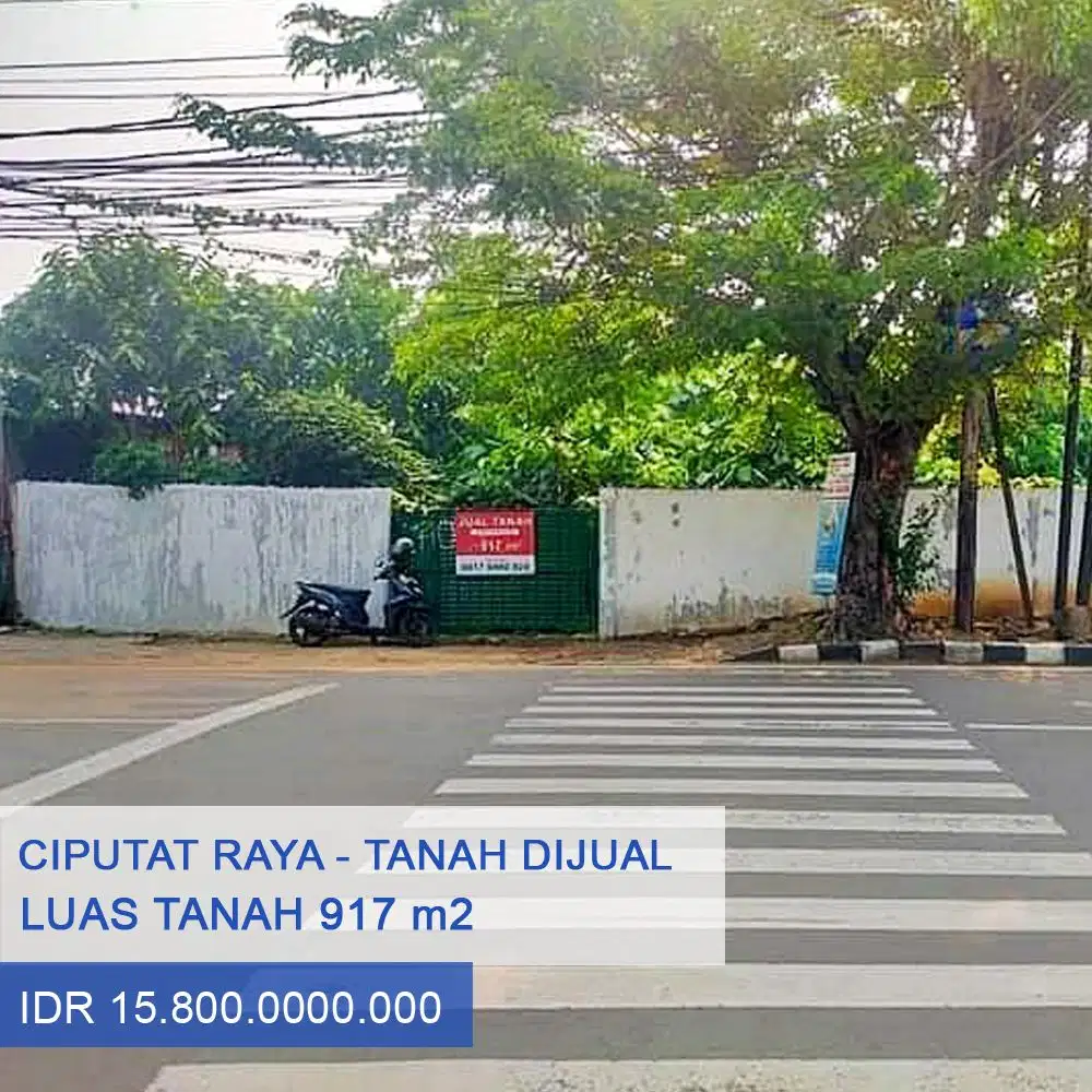 Tanah Dijual Di Kebayoran Lama Jakarta Selatan Dekat Pondok Indah