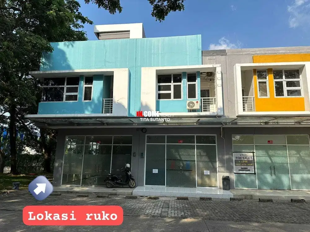 Disewakan ruko Hook Strategis Main Road Citragrand City Palembang