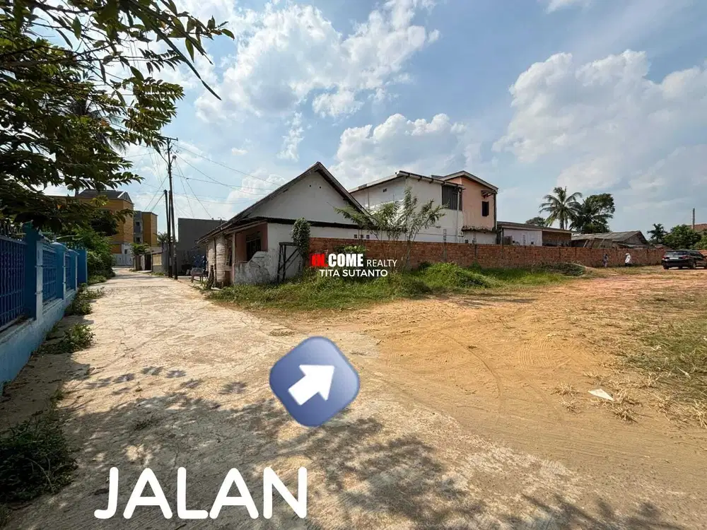 Dijual tanah luas 1,741 m2 lokasi samping RSUD Siti Fatimah Palembang