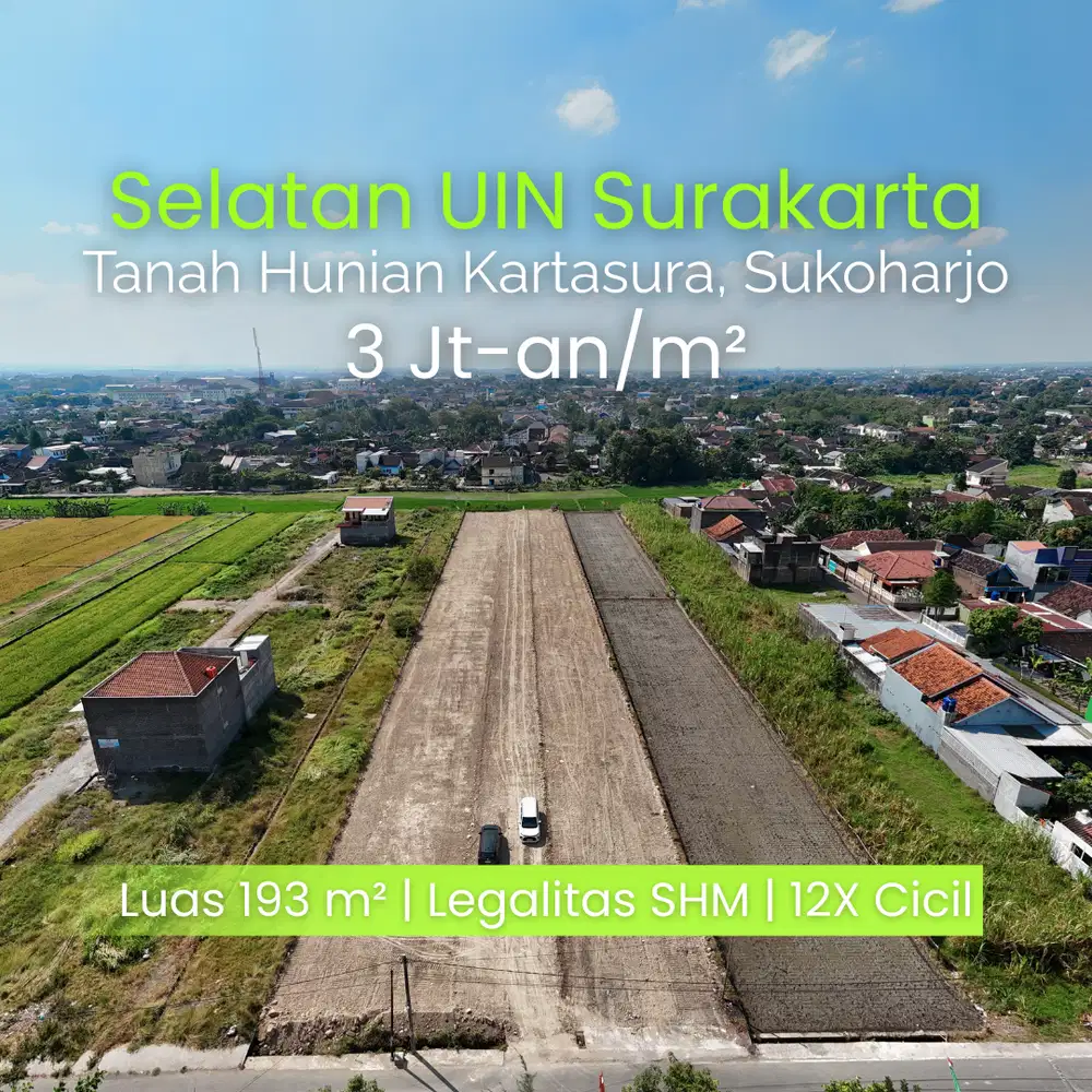 Momen langka memiliki kavling tanah spesial yang cocok untuk dibangun kost eksklusif maupun hunian pribadi dengan desain bebas. Lokasi sangat strategi