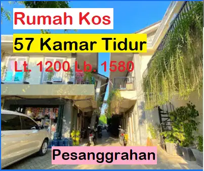 DiJual Rumah Kost 57 Kamar PENUH di Petukangan, Jakarta Selatan