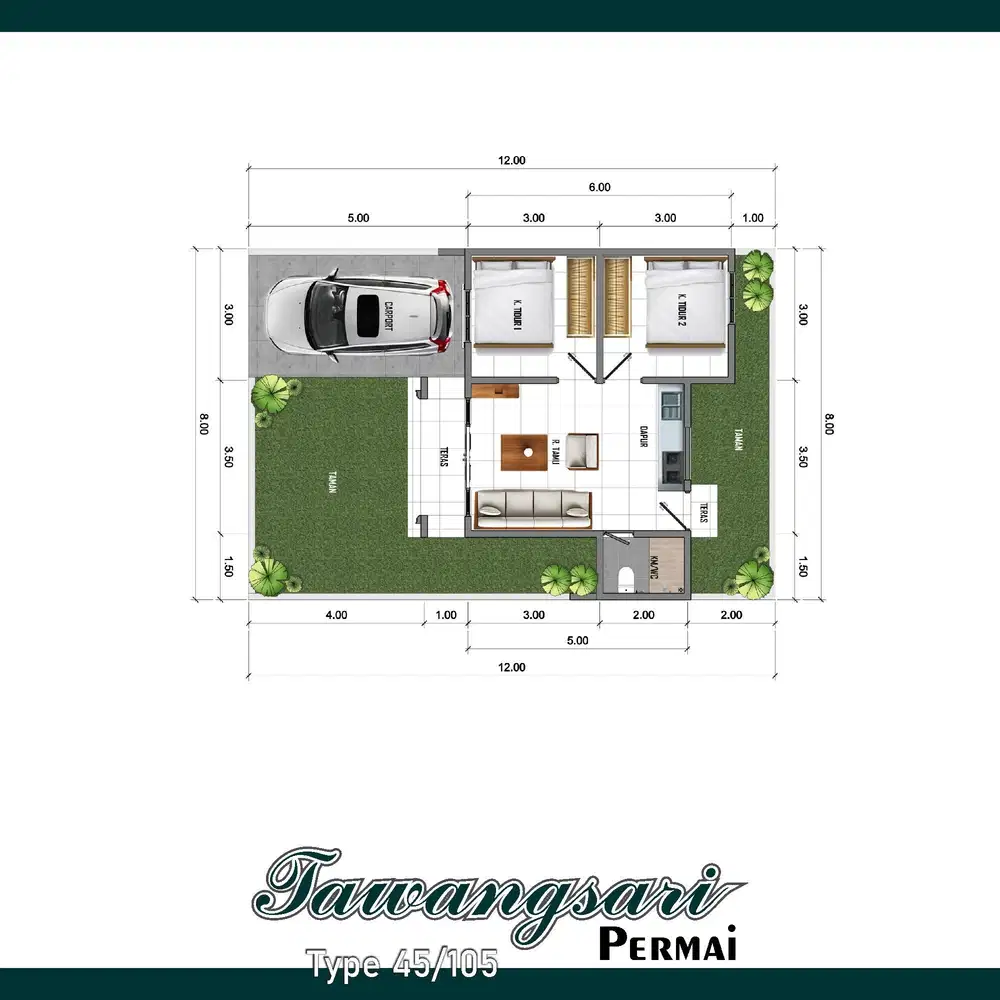 Bisa KPR RUMAH Kulonprogo 5 Menit Alun2 Wates