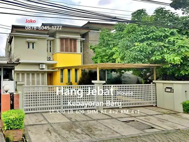 Rumah bagus area Elit Jl. Hang Jebat, Kebayoran Baru, Jakarta Selatan