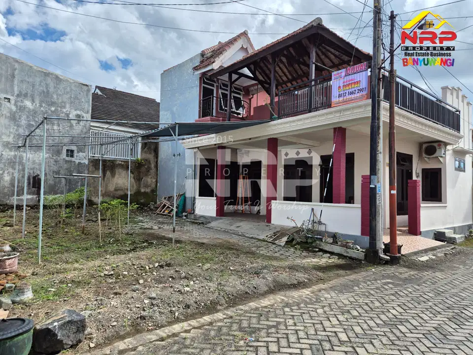 Dijual Rumah 2 Lantai Siap Huni+ Tanah Kosong di Perum. Brawijaya