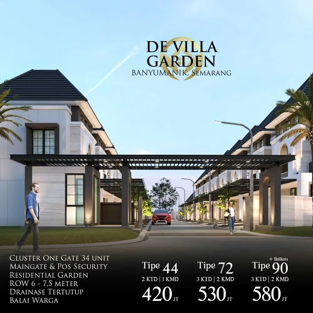 DE VILLA GARDEN BANYUMANIK ( 1 LANTAI )
