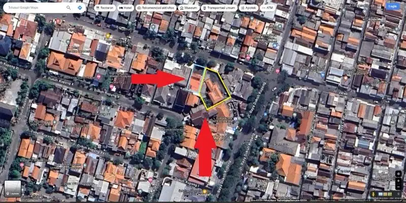 Disewakan atau jual tanah 2 kavling di surabaya Barat