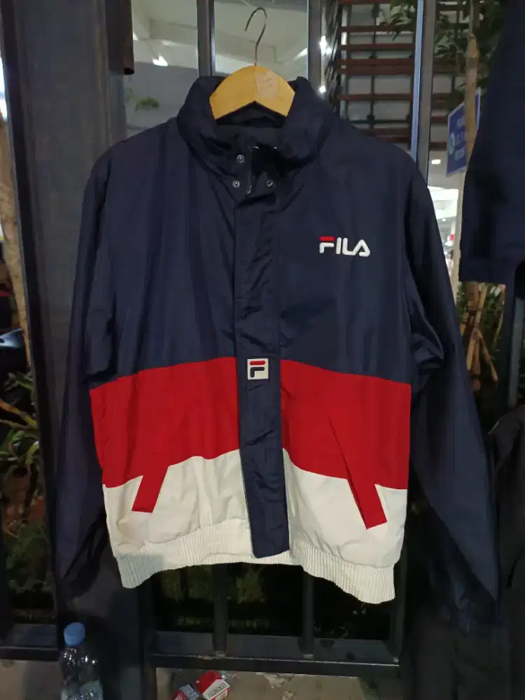 Jaket fila colour block