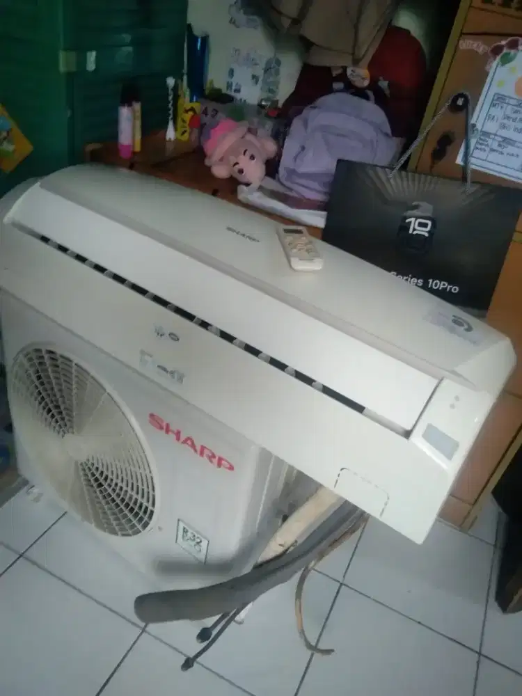 D jual ac sharp ECOR32  1/2 pk sama pasang dan pipa 3 meter