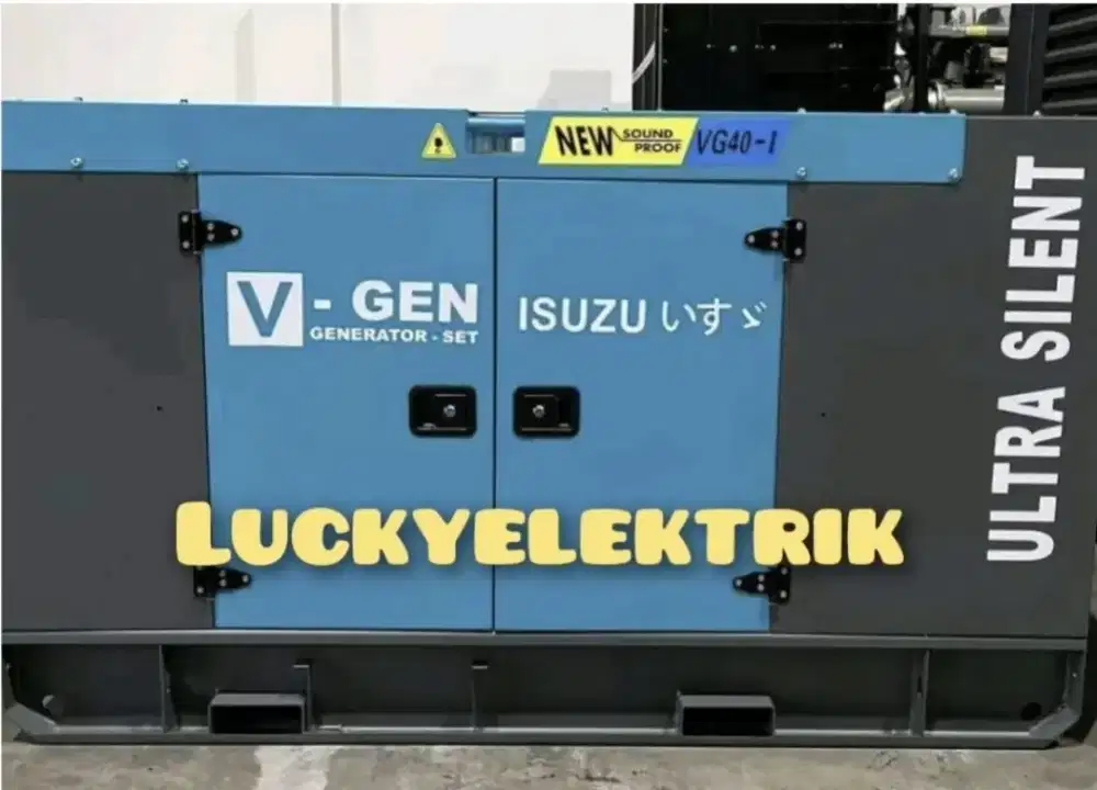 Genset Isuzu 40 kva generator diesel 40kva ultra silent original resmi