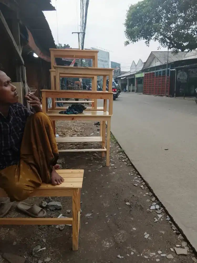 meja makan rak  UK 100x50x75