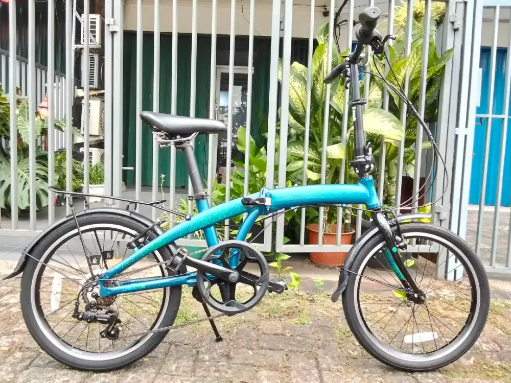 Sepeda lipat poligon urbano 20 inchi