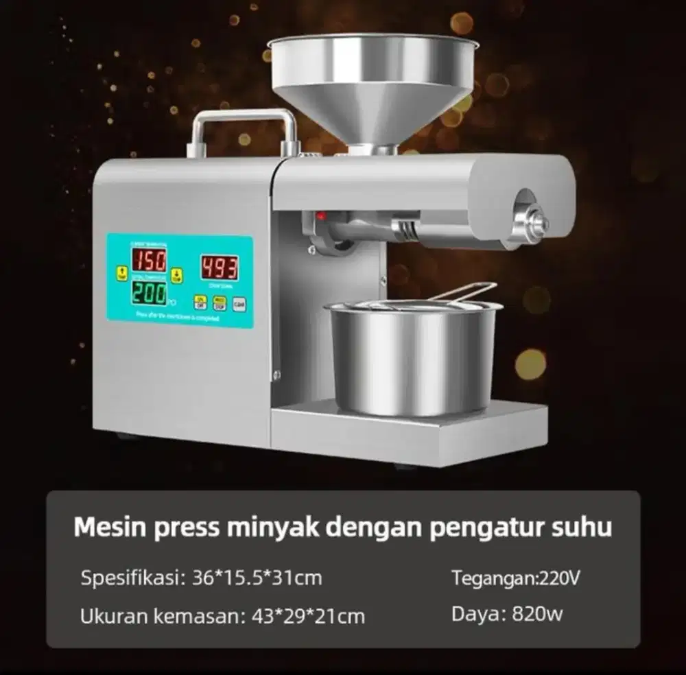 Dijual mesin ekstraksi minyak
