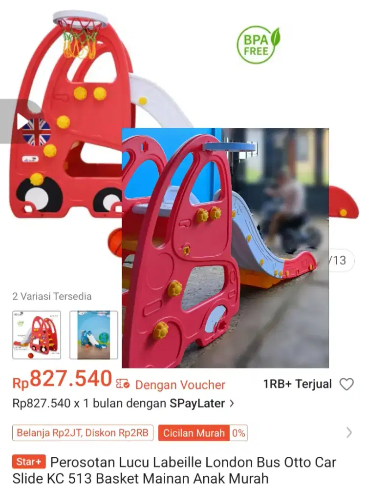 Perosotan anak merk labeille