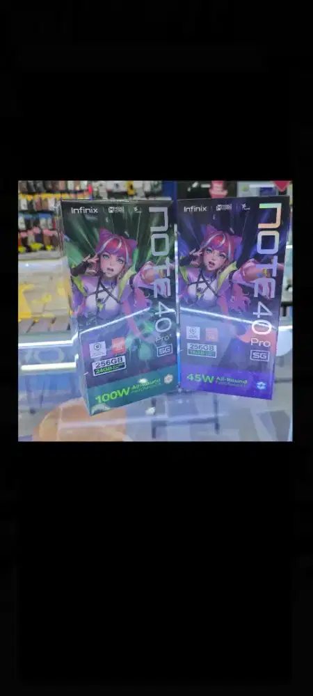 Infinix note 40 pro plus 5G ram 12gb layar lengkung + wireless charger