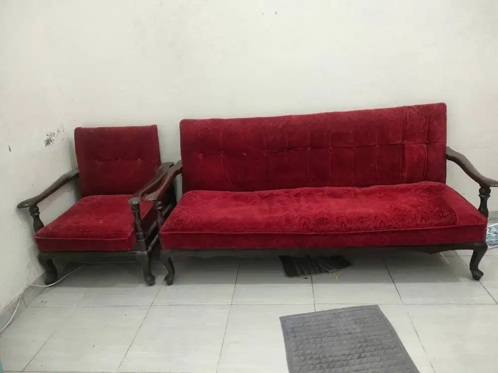 Kursi 1 set free meja panjang