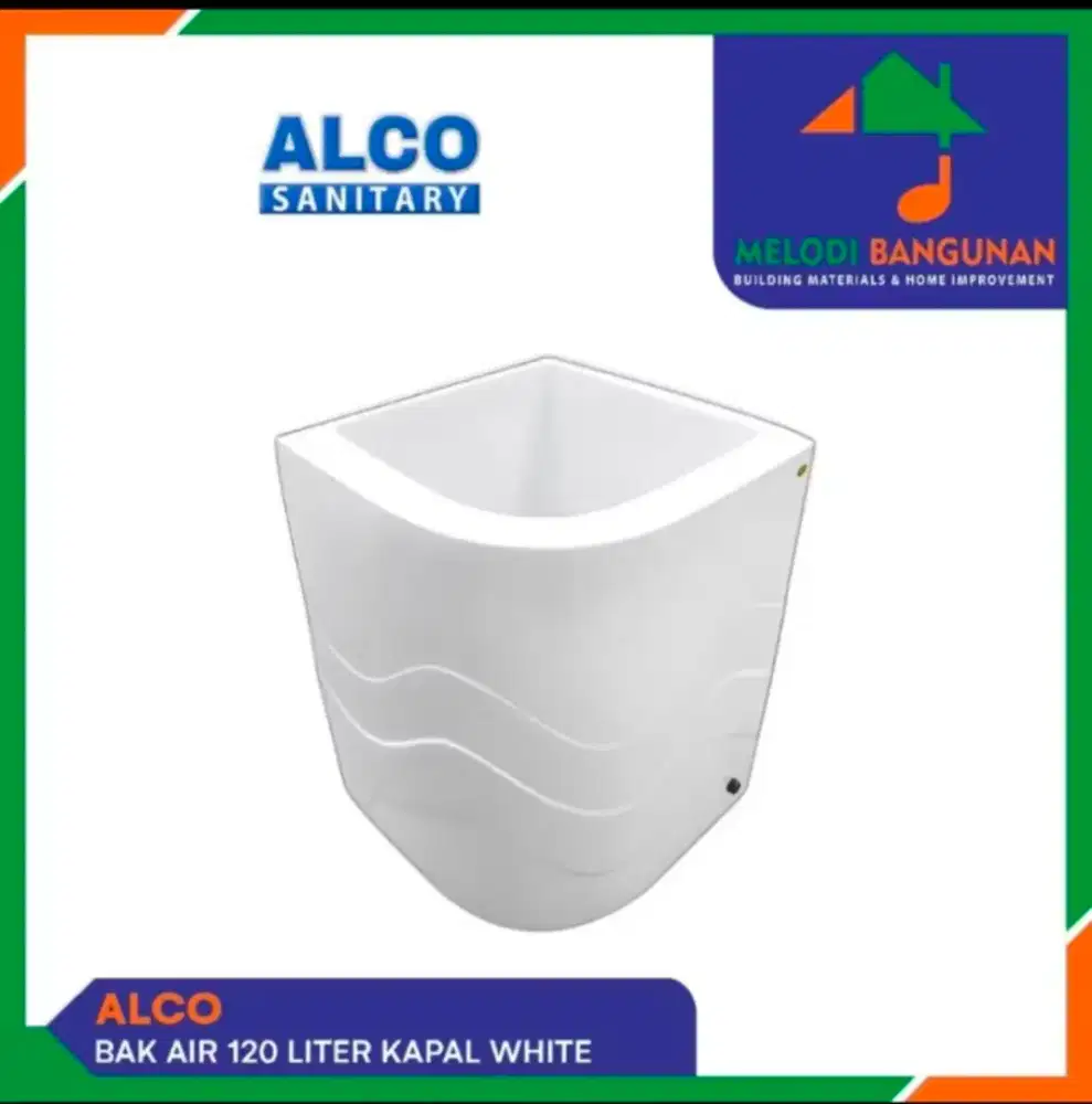 Bak kamar mandi warna putih