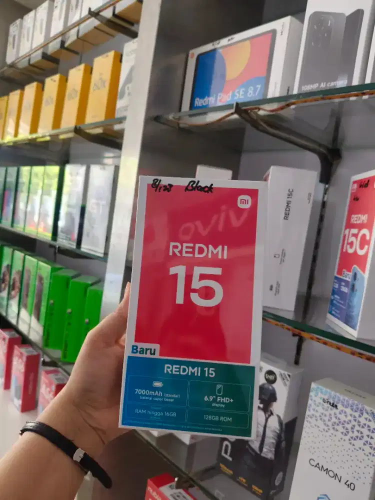 Redmi 15 ram 8/128 gb BARU SEGEL GARANSI RESMI
