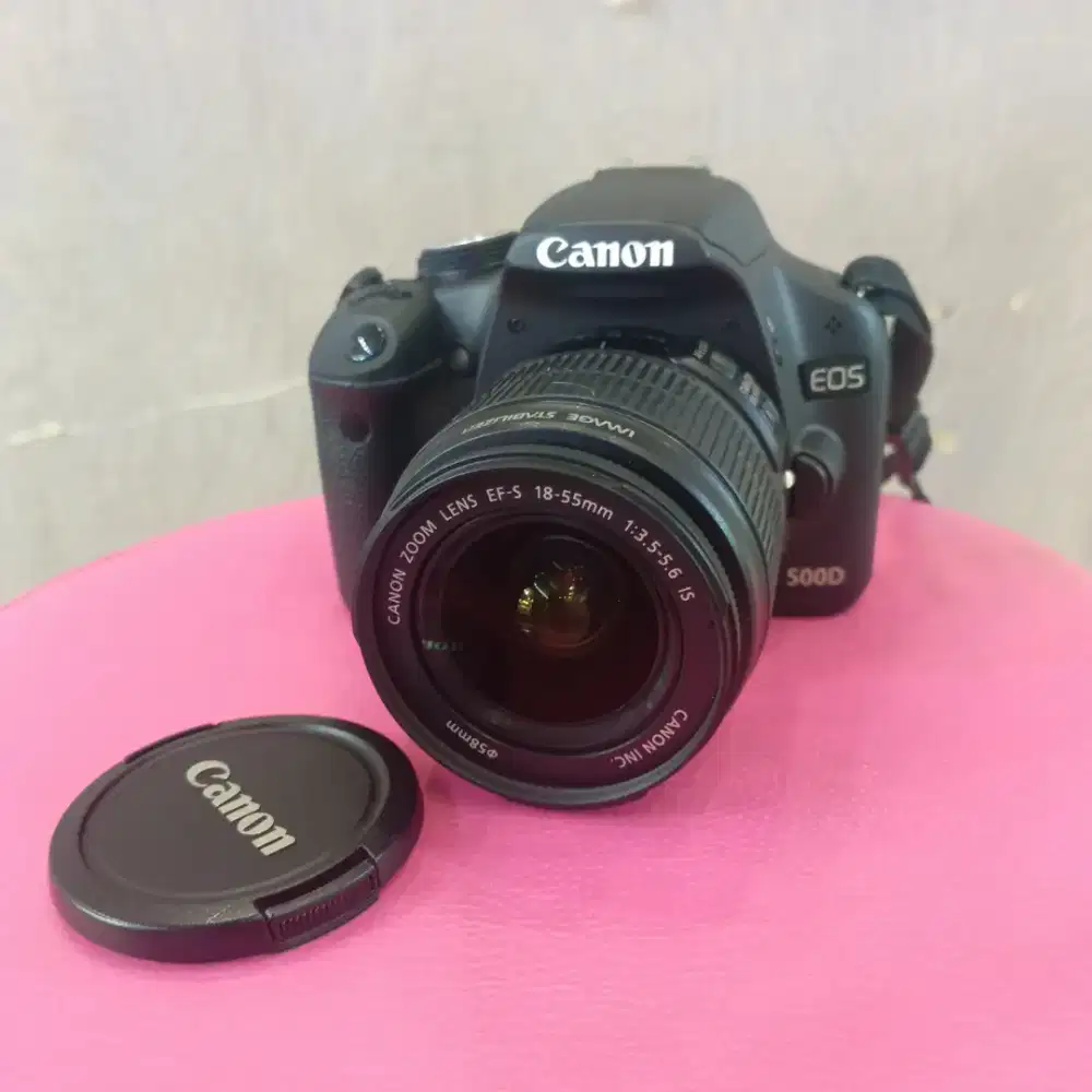 Kamera DSLR Canon 500D Foto Video Good