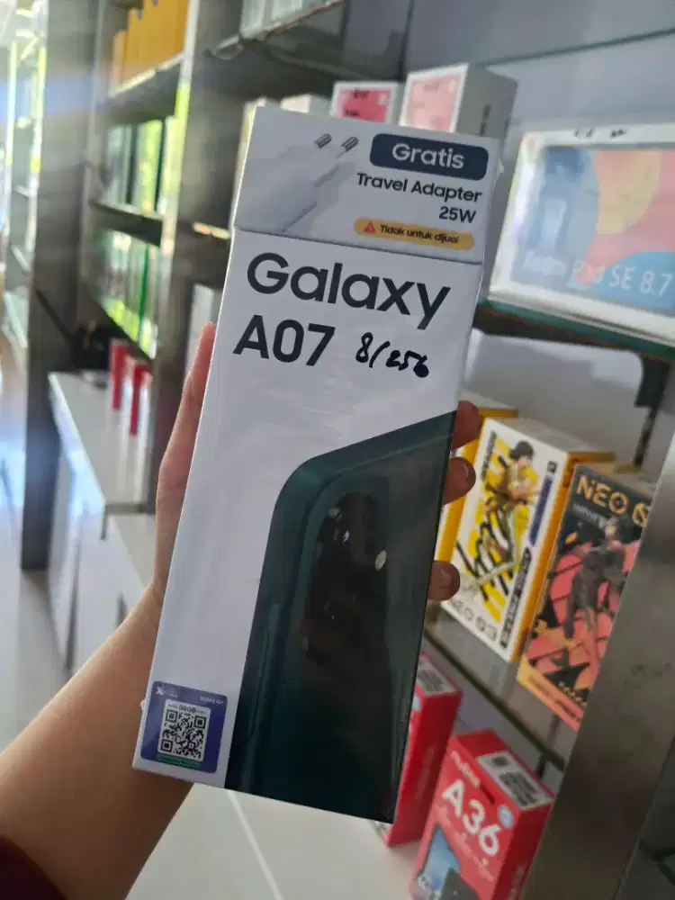 Samsung A07 ram 6/128 gb BARU garansi resmi