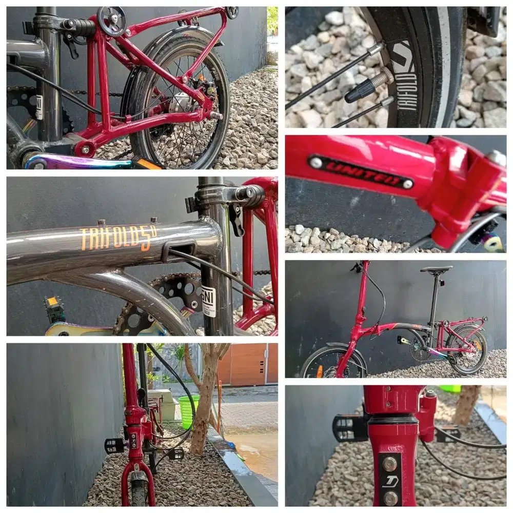 Sepeda Trifold United 5D 16 Inch