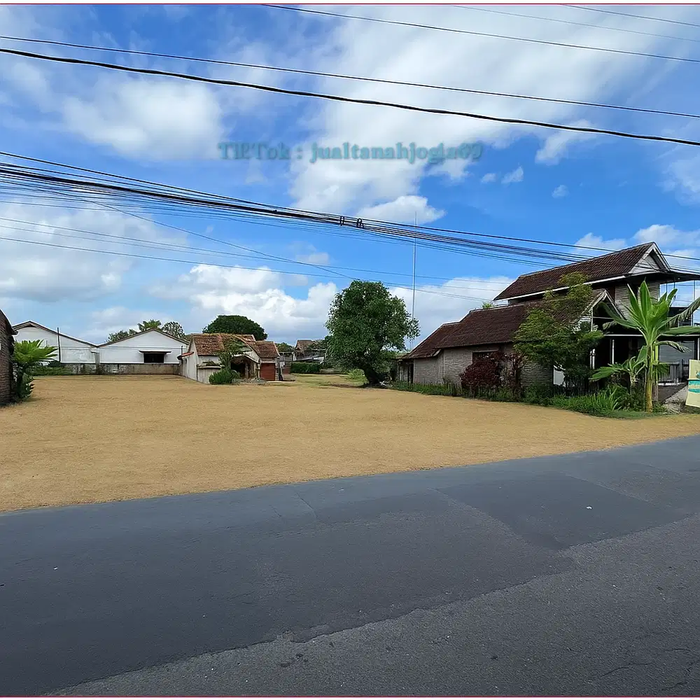 Tanah siap bangun rumah di Kalitirto Berbah , SHM P unit