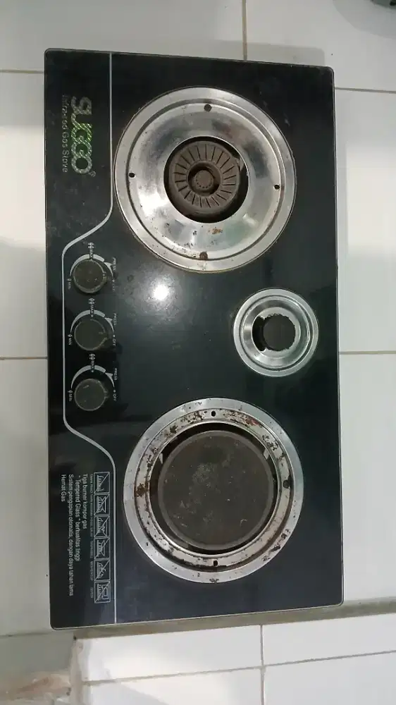 Dijual kompor tanam 3 tungku merk suggo