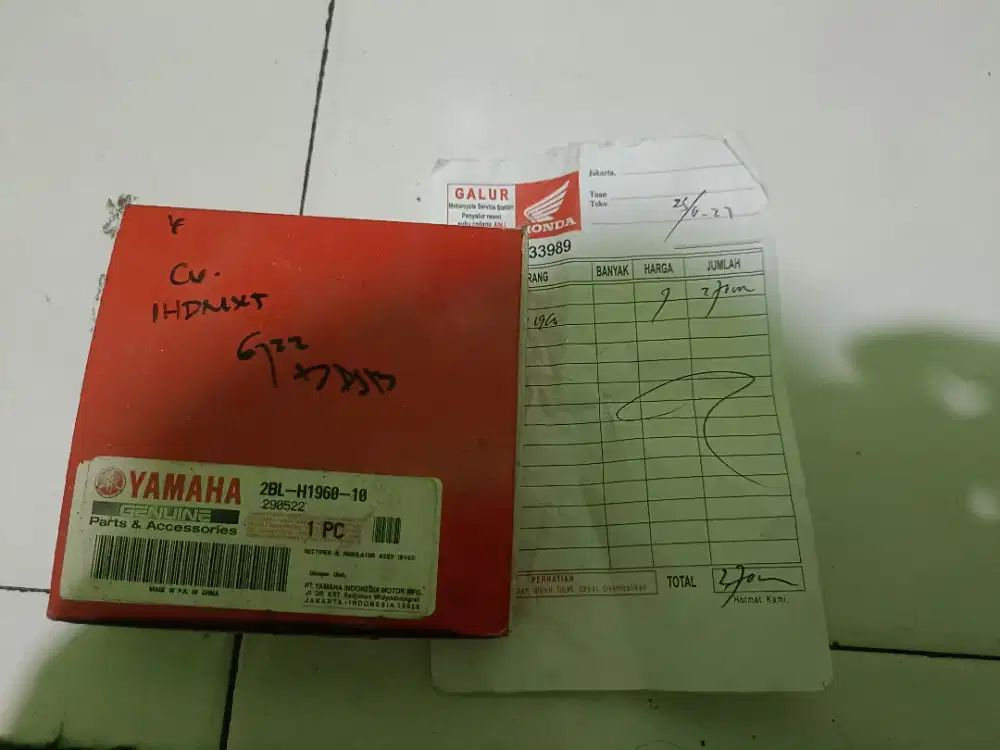 Sparepart motor Yamaha kiprok original